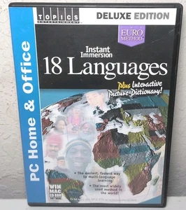 Instant Immersion 18 Languages Deluxe Edition Windows/Mac CD ROM B96 - Picture 1 of 2