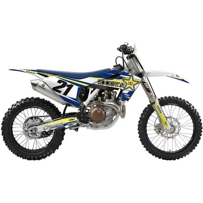 Kit de pegatinas Rockstar Husqvarna Fe250 Fe350 Fe450 Fe501 2017 2018 2019 Foto 1 de 3