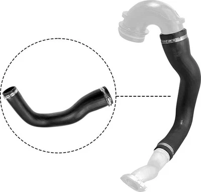 GATES Ladeluftschlauch Schlauch Turbolader 09-0168 - Bild 1 von 2