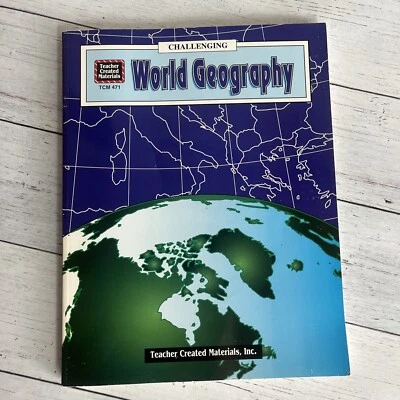 Challenging World Geography Teacher Created Materials 3rd to 6th Grade  Maps - Image 1 of 4
