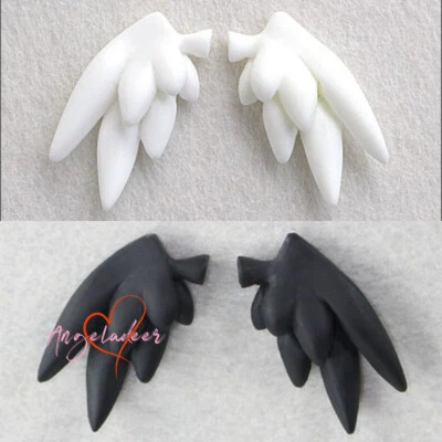 Dollmore 1/6&1/4&1/3 BJD Prendas para la cabeza Alas de ángel Resina Muñeca Accesorios Blanco Negro Foto 1 de 3