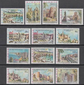 CHIPRIOTA TURCA SC # 10-22 CPL MNH - SITIOS HISTÓRICOS Y MONUMENTOS - Imagen 1 de 1