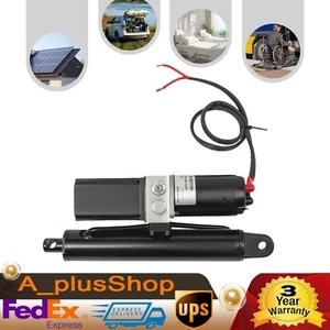 Actuador lineal de alta resistencia 8" carrera 4409 lb elevación máxima motor eléctrico 12VDC 500W - Imagen 1 de 19