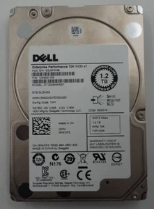 Dell ST1200MM0007 2.5" 1.2TB 6Gb/s 10K RPM SAS Hard Drive Dell P/N:0RMCP3 Tested - Afbeelding 1 van 3