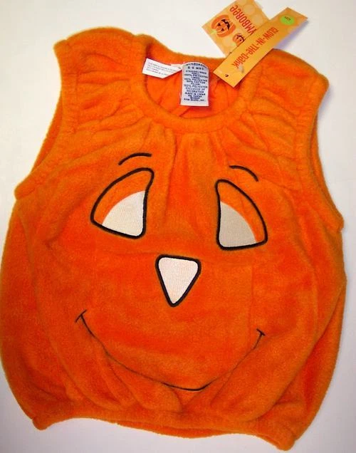 NWT 0-6m boy girl Gymboree glow in the dark fleece pumpkin costume Halloween htf - Image 1 of 1