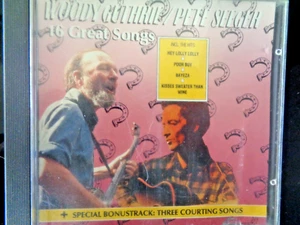 Pete Seeger / Woody Guthrie - 16 Great Songs - American Folk Music CD 16 tracks - Picture 1 of 3