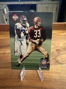 1995 Collector's Edge TimeWarp #4 Sammy Baugh / Bruce Smith /2500! 🔥🔥🔥 - Picture 1 of 2