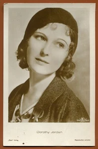 #61078 Dorithy Jordan (1906-1988) actriz estadounidense. Postal vintage Ross años 30 - Imagen 1 de 2