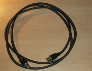 TV Anschlußkabel / Verlängerungskabel Koax, 1 x Stecker, 1 x Kupplung, 1,50 m - Picture 1 of 3