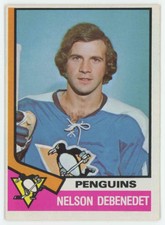 1974-75 O-Pee-Chee Vintage Hockey Nelson DeBenedet RC #293
