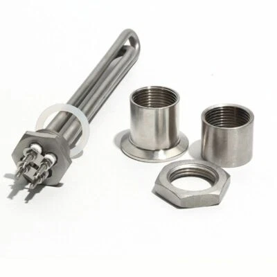 Elemento tubular calentador de agua solar DN25 1 pulgada 300W-600W 12V/24V/48V 304SS 200mm Foto 1 de 4