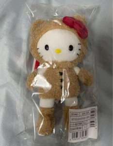Hello Kitty 50th Anniversary Exhibition Mascot holder plush doll Bear New Japan - Picture 1 of 1
