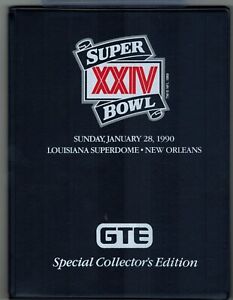 SUPER BOWL XXIV PRO SET GTE SPECIAL COLLECTOR'S EDITION CARD SET 40 CARDS