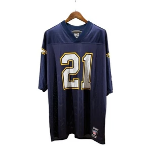 Camiseta deportiva Reebok San Diego Chargers LaDainian Tomlinson autografiada “To Jeff” XL NUEVA CON ETIQUETAS - Imagen 1 de 13