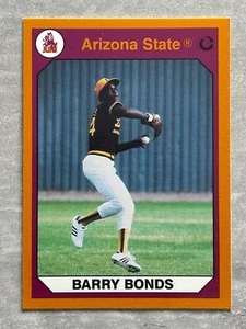 1990 Collegiate Collection BARRY BONDS Arizona State ASU Baseball Card #7 NM-MT+ - Picture 1 of 2