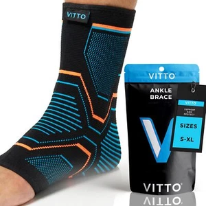 Ankle Brace for Sprained Ankle - Ankle Compression Sleeve for Men & Women. An... - Picture 1 of 6