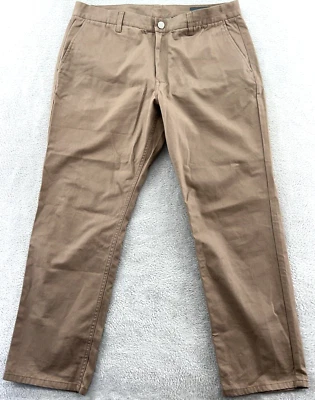 Bonobos Pants Mens 35x28 Khaki Tan Beige Athletic Straight Chino Flat Front Golf - Image 1 of 4