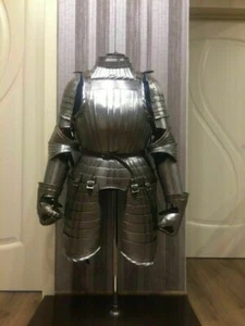 Medieval Warrior Knight Maximilian 3/4 Half Body Armor Suit Fully Wearable - Picture 1 of 6