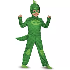 PJ Masks Gekko Boys size XL 14-16 Official Costume Jumpsuit Disguise - Picture 1 of 3