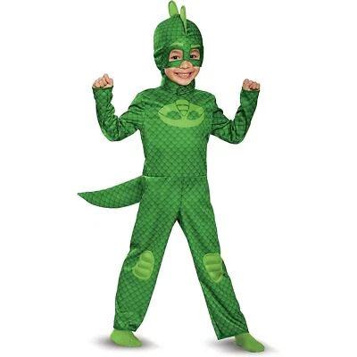 PJ Masks Gekko Boys size XL 14-16 Official Costume Jumpsuit Disguise - Image 1 of 3