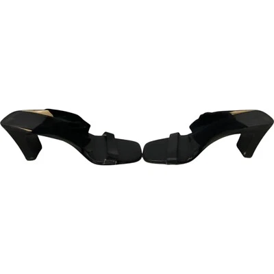 Sandalias de mula Salvatore Ferragamo Florence de doble correa para mujer talla 8 negras Foto 1 de 4