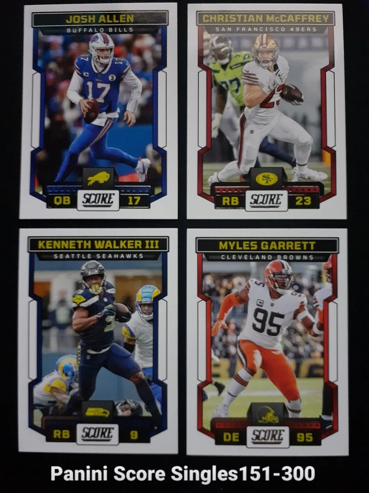 2023 Panini Score NFL Football SINGLES 151-300 ☆ You Pick ☆ Complete Your Set - Image 1 of 1