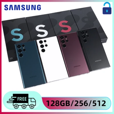 Neu Samsung Galaxy S22 Ultra 5G S908U Smartphone 128GB/256GB/512GB Ohne Vertrag - Bild 1 von 4