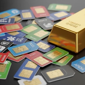 Lot de cartes SIM périmées pour collectionneur/bricoleur 200 pièces différentes marques - Photo 1 sur 1