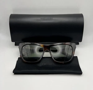 Saint Laurent SL M79 Cat Eye Sunglasses - 002 Havana/Green - Picture 1 of 7