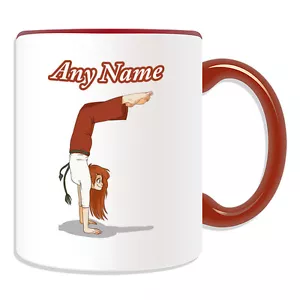 Regalo Personalizzato Brasile Capoeira Bambina Tazza Salvadanaio Tazza Kung Fu Nome Brasiliano - Foto 1 di 20