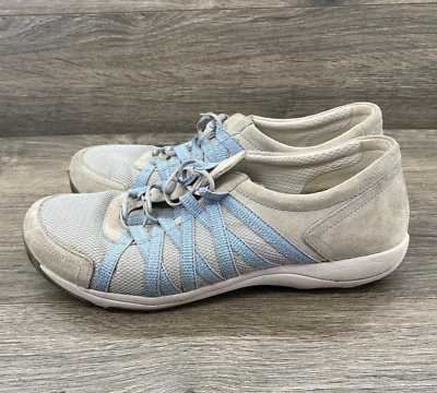 Zapatillas para caminar Dansko Honor de gamuza para mujer talla US 11.5 / EU 42 beige azul Foto 1 de 4