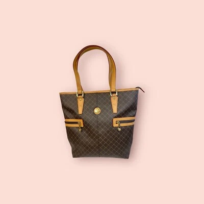 Bolsa de ombro RIONI Moda Italia estampa monograma designer de luxo alta shopper - Imagem 1 de 4