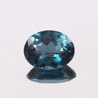 10x7 MM AAA Natürlich Blau Grün Brasilianischer Turmalin Lose Oval Edelstein Cut - Bild 1 von 4