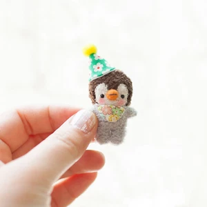 Narem Dolly Blythe Doll Baby Penguin Miniature Doll (Handmade) - Picture 1 of 5