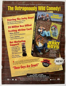 Vintage 90s Video Store VHS Rental Print Ad - Jerky Boys Phone Pranks - Picture 1 of 3