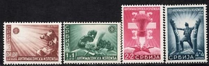 Serbia 1942 - Germany Occupation Serbia - Anti-masonic Exhibition - MNH Set - Picture 1 of 2