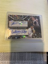 2023 LEAF EXOTIC Rookie Gunnar Henderson / Anthony Volpe 1/1 DUAL AUTO Leopard