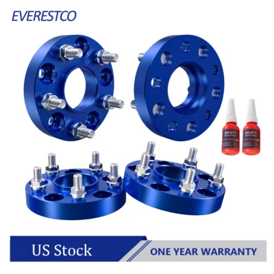 Blue(4)1" 5x4.5" Wheel Spacers For Nissan Altima Mercury Villager Infiniti QX50 - Image 1 of 4