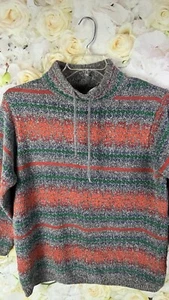 Vintage Liz Wear Petite Pullover Sweater Gr. SMALL Splatter Print Multicolor - Bild 1 von 11