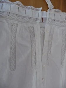 Linge ancien 1 pièce  de robe  chemise pour récupération - Imagen 1 de 6