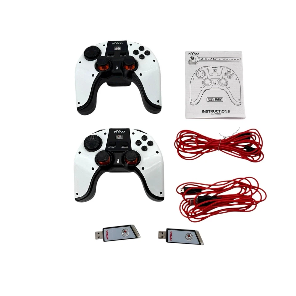 Controlador X2 Nyko Zero Inalámbrico Blanco para Mandos/Dongles Playstation 3 PS3 Foto 1 de 4
