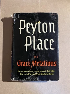 PEYTON PLACE by Grace Metalious vintage 1956 Messner NINTH PRINT hardcover HCDJ - Picture 1 of 7