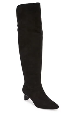 Worthington Palmetto Faux Suede Over the Knee Black High Boots Size 6M *NIB* - Image 1 of 4