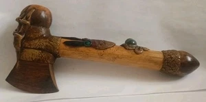 Pipa de fumar tallada en madera Tomahawk vintage/208 - Imagen 1 de 6
