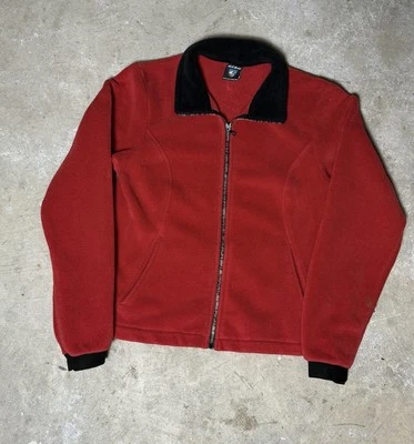 Chaqueta de Senderismo Kuhl Alfpaca Roja Para Mujer Polar Arco Iris Cremallera Completa Mediana Foto 1 de 4