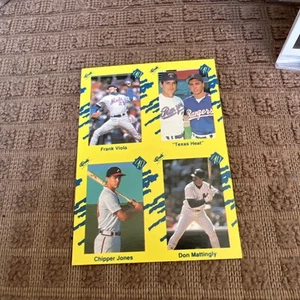 1990 CLASSIC CHIPPER JONES ROOKIE BLANK BACK 4 IN1 - Picture 1 of 3
