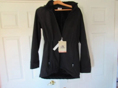 ZEROXPOSUR BRAND. WOMEN's JACKET. sz MEDIUM. NEW-NWT. SOFTSHELL. POCKETS. BLACK - Image 1 of 4