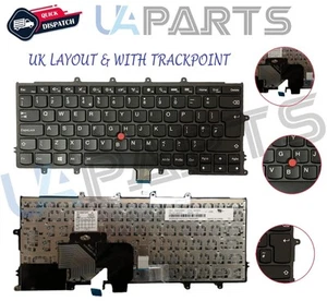 For Lenovo ThinkPad X240 X240S X250 X260 X270 X230S UK Layout Laptop Keyboard - Picture 1 of 3