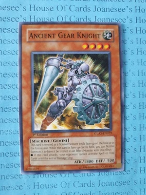 GLAS-EN029 Ancient Gear Knight Yu-Gi-Oh Card 1st Edition - Image 1 of 4