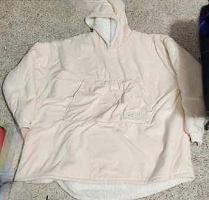 The Comfy Original Oversized Microfaser Decke Sweatshirt Ivory. TOP  - Bild 1 von 3